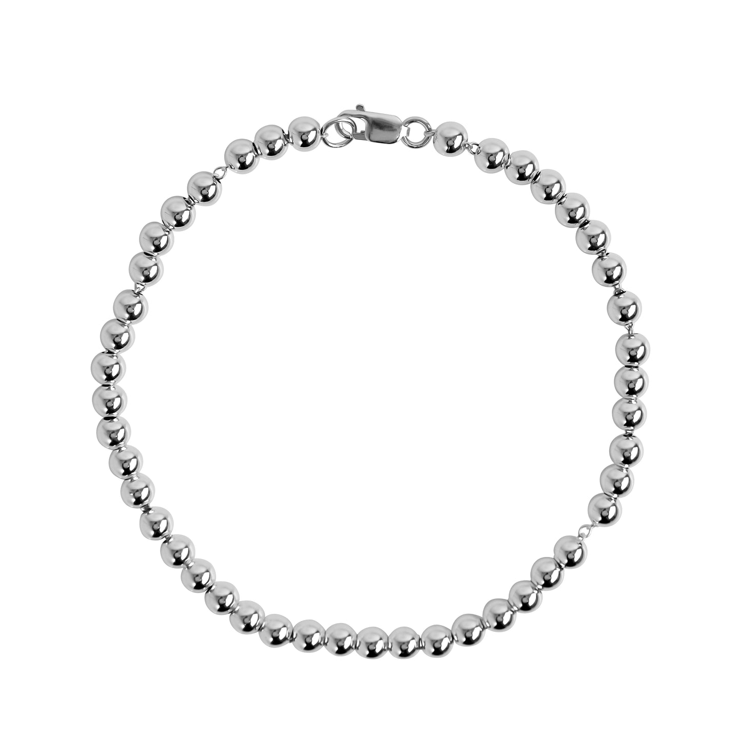 Sterling Silver Bead Bracelet